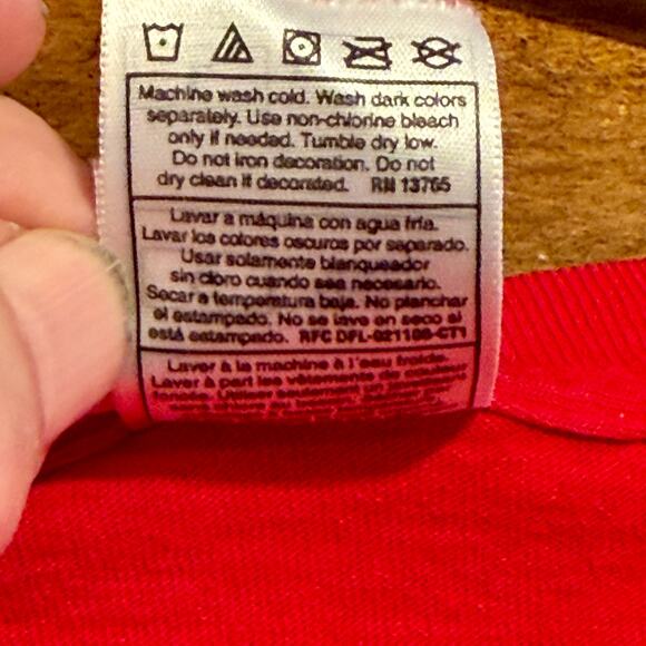 Lot of 2 Dif. Cardinals T-Shirts Red Long Sleeve +Blue Short Sleeve Both Men's L - Picture 8 of 13